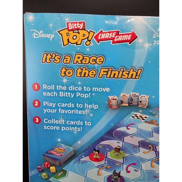 Bitty Pop Chase Board Game Disney Funko Pop 4 Unique Bitty Pops Included - Picture 5 of 9